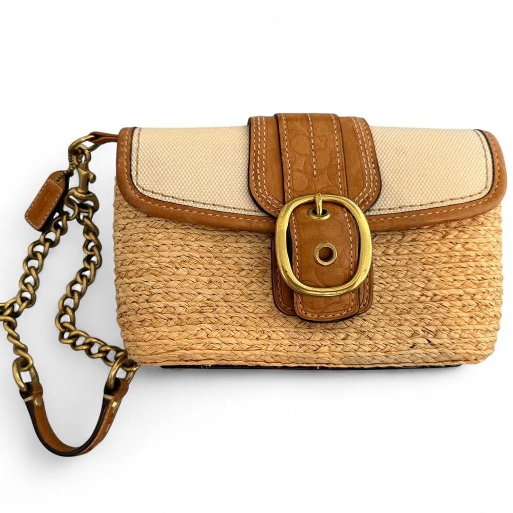 Coach Women's Tan and Brown Bag